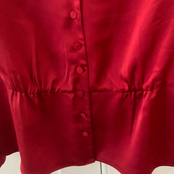 J. Crew satin blouse Size 8 - Picture 2 of 4